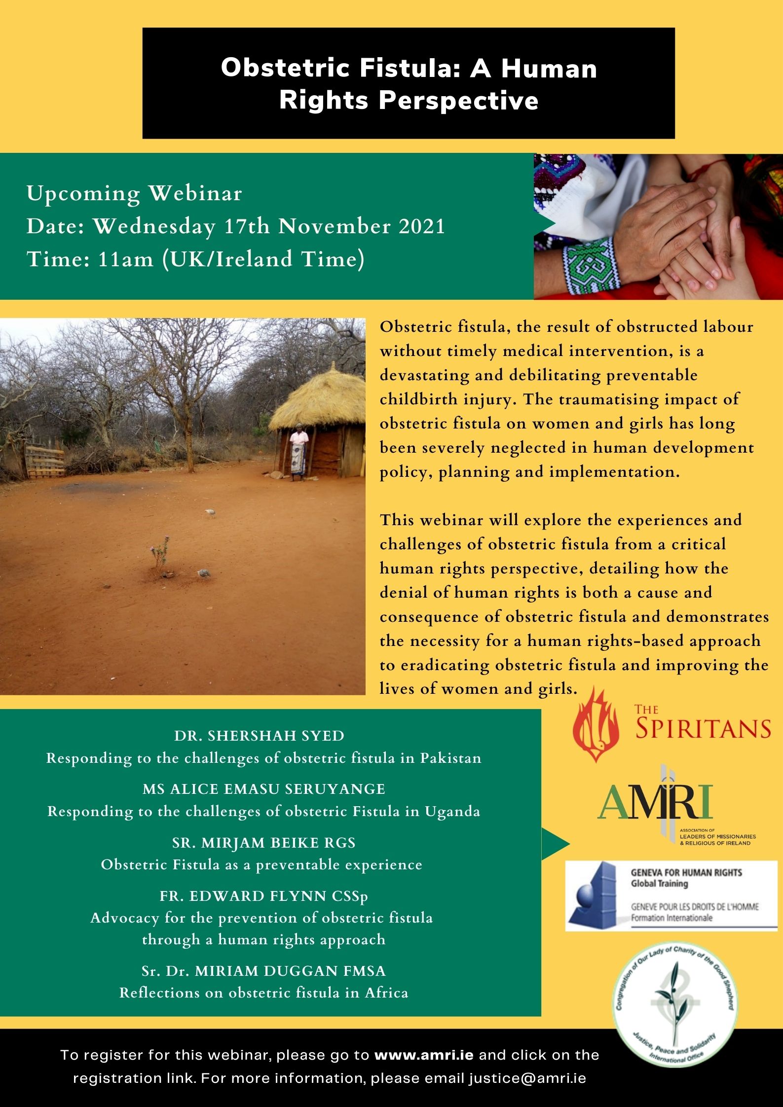 Obstetric Fistula: A Human Rights Perspective - Webinar - AMRI